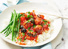 Smokey Spanish Meatballs With Rice