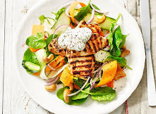 Yoghurt Garam Marsala Chicken Salad