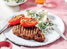 Cumin Rubbed Steak With Potato Walnut Salad