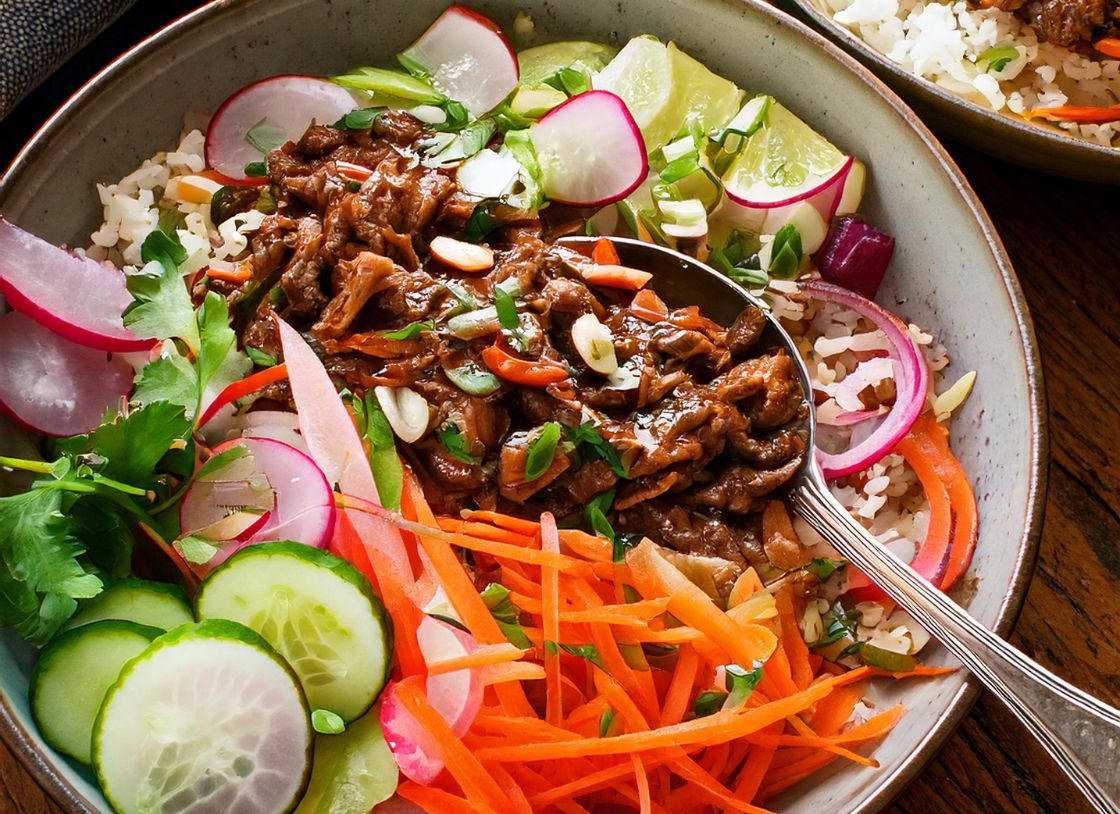 Thai Sweet Chilli Beef Rice Delight