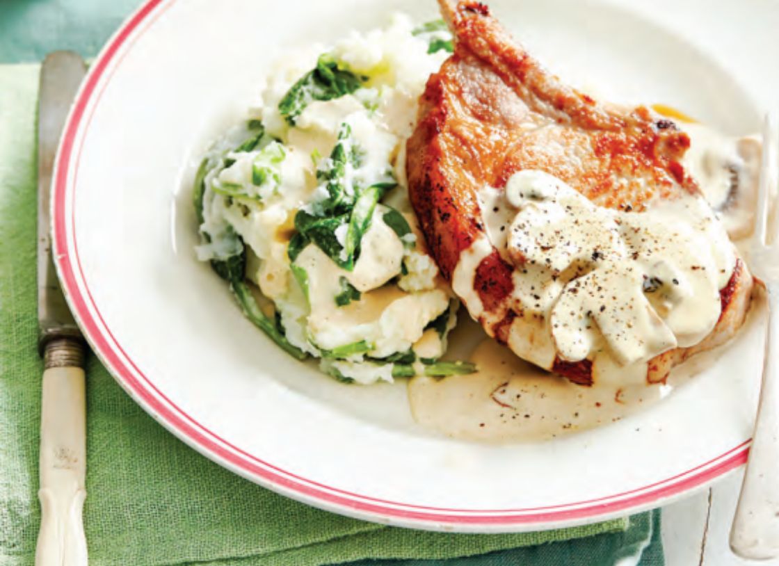 Pork With Mustard Mushrooms (G-F)