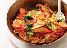 Honey Chicken And Noodle Stir-Fry