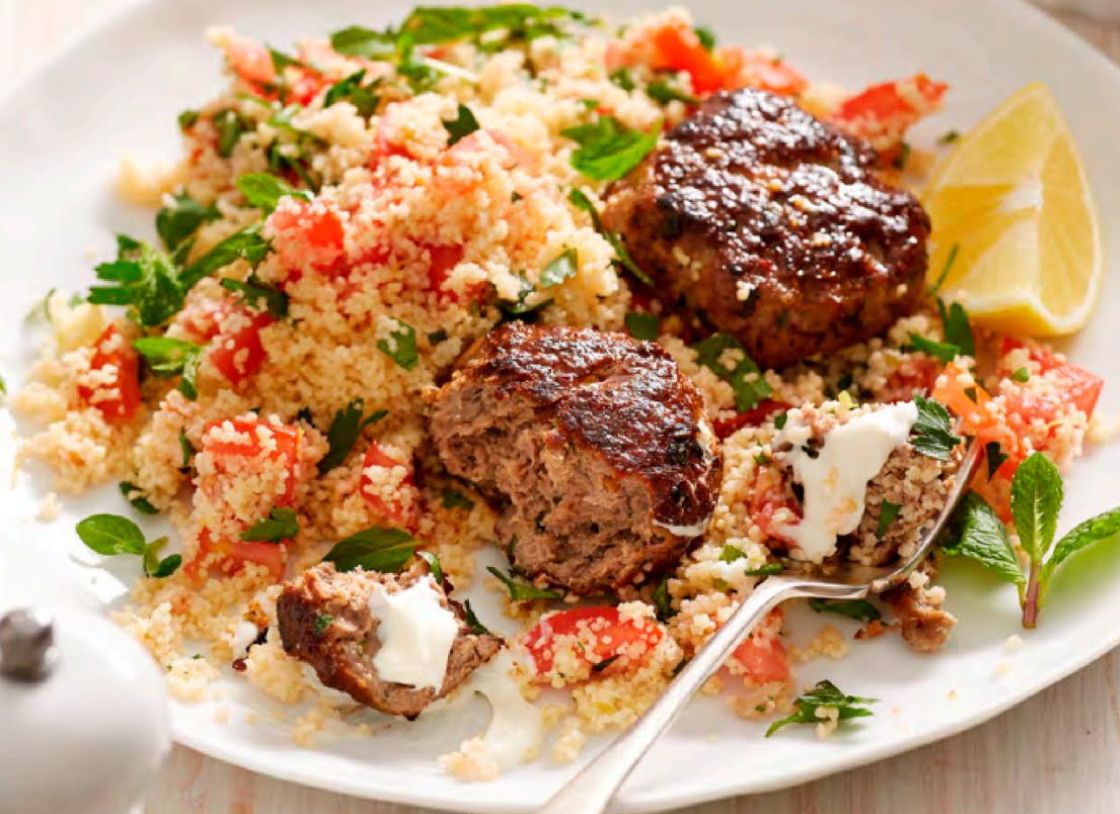 Lamb Kofta With Couscous Tabouli