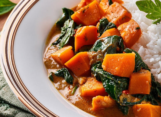 Sweet Potato & Peanut Curry With Jasmine Rice